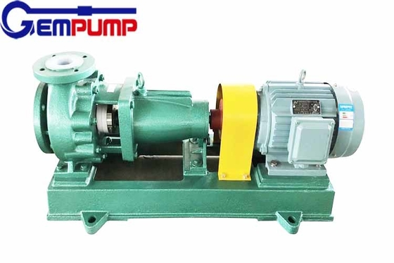 Revêtement horizontal d'alliage de fluoroplastique d'aspiration simple de pompe centrifuge d'étape unique d'IHF80-65-125F