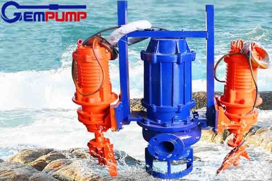 Pompe de sable submersible de dragage de boue d'eaux d'égout de pompe de boue de ZJQ de pompe de rivière verticale d'étang à poissons