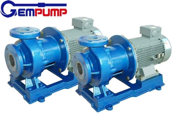 Anti alcali acide de CQB-F pompant la pompe à hautes températures chimique acide sulfurique de transmission magnétique de Tetrafluoroplastic